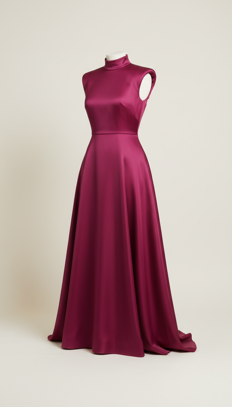 Satin Blend After-Hours Dress