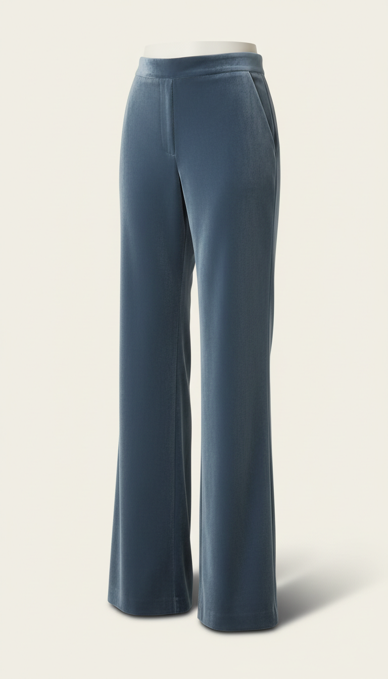 Velvet Statement Wide-Leg Pant
