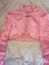 Heart's Desire Bolero Jacket ♡ Cotton Candy Pink